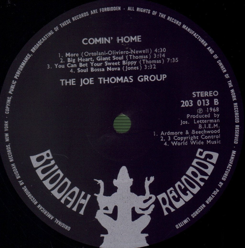 Joe Thomas Group - Comin' Home - Lp