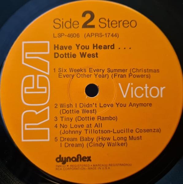 Dottie West - Have You Heard...Dottie West - Lp