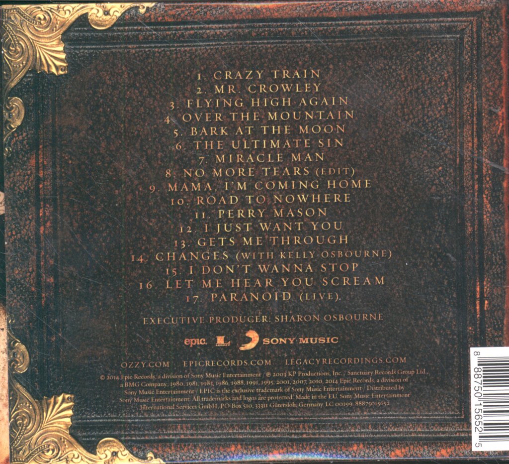 Ozzy Osbourne - Memoirs Of A Madman - Cd