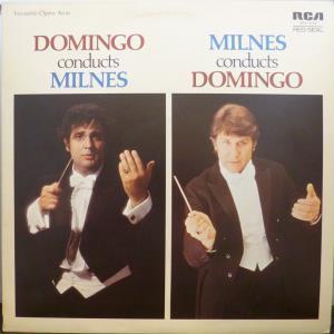 Placido Domingo And Sherrill Milnes - Domingo Conducts Milnes Milnes Conducts Domingo - Lp