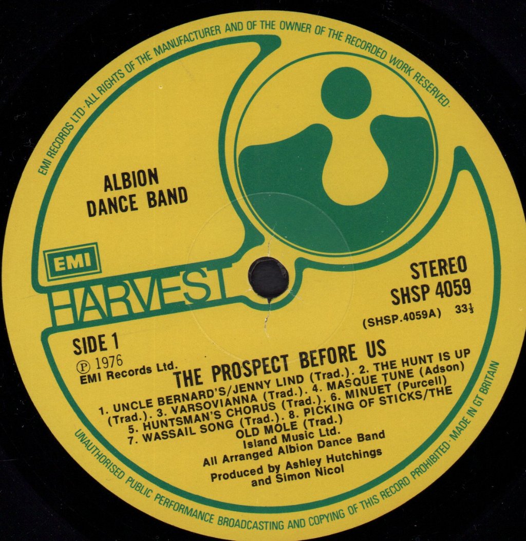 Albion Dance Band - Prospect Before Us - Lp