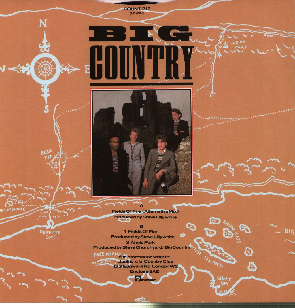 Big Country - Fields Of Fire - 12 Inch