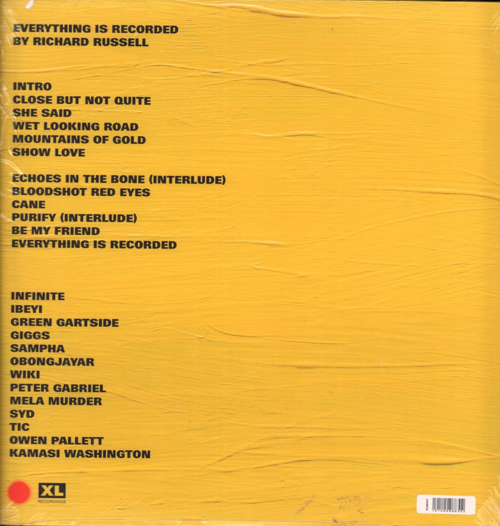 Everything Is Recorded - Everything Is Recorded by Richard Russell - Lp