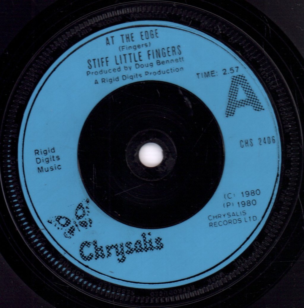 Stiff Little Fingers - At The Edge - 7 Inch