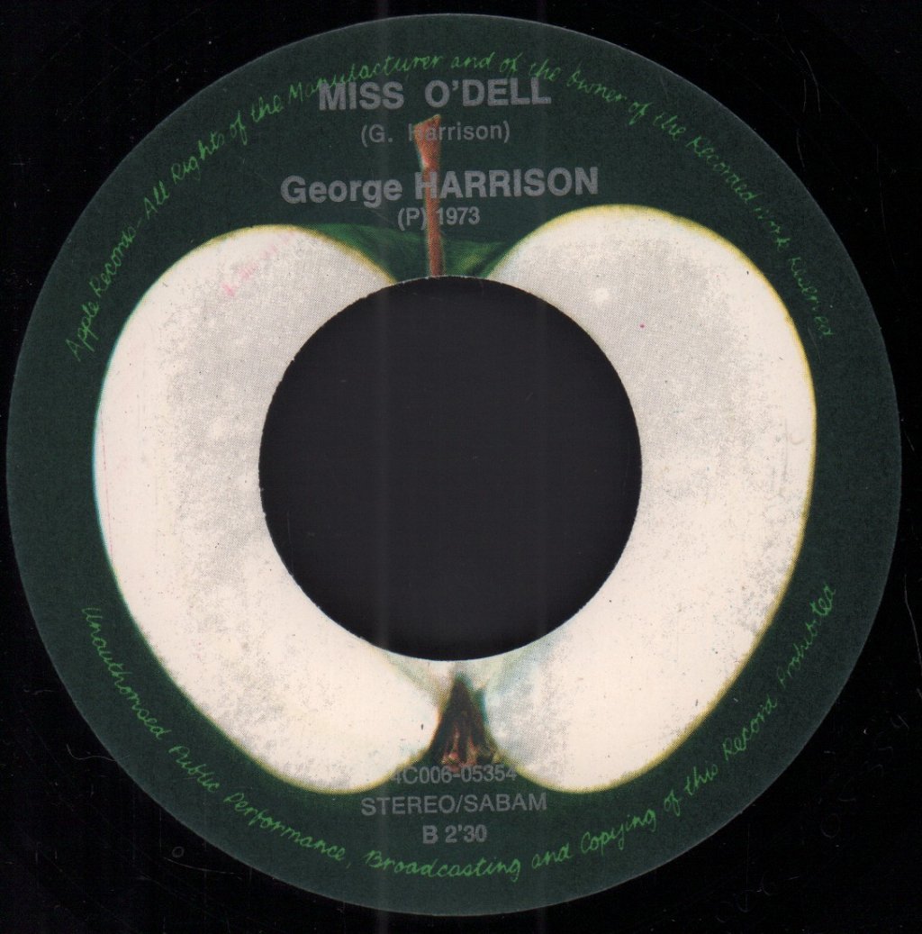 George Harrison - Give Me Love (Give Me Peace On Earth) - 7 Inch
