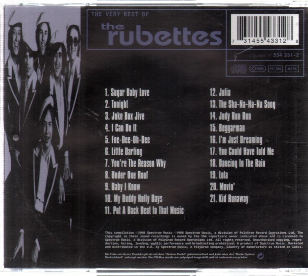 Rubettes - Very Best Of - Cd