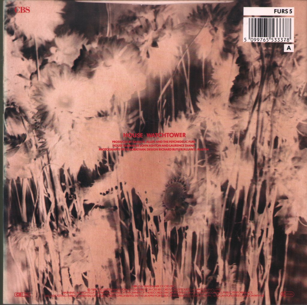 Psychedelic Furs - House - 7 Inch