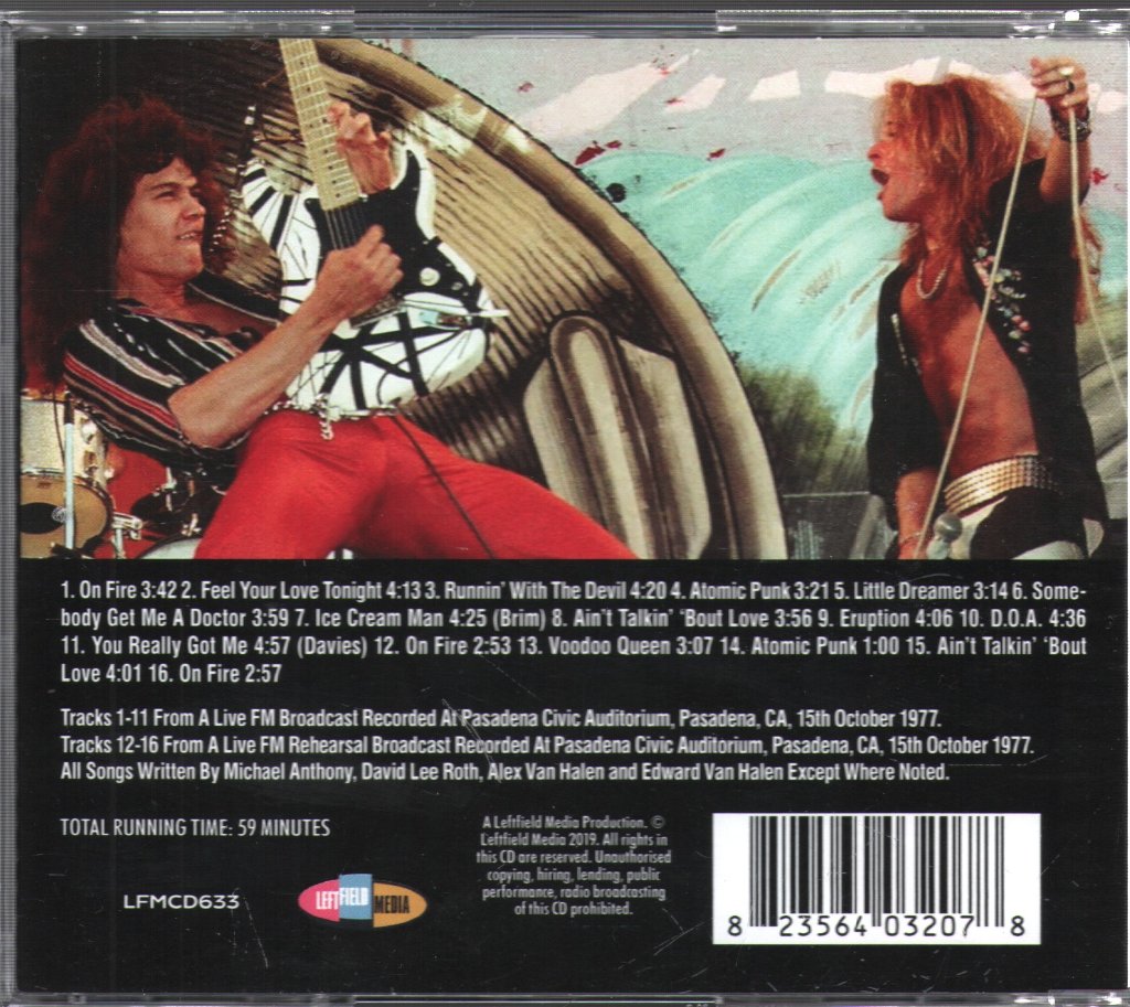 Van Halen - Pasadena 1977 - Cd