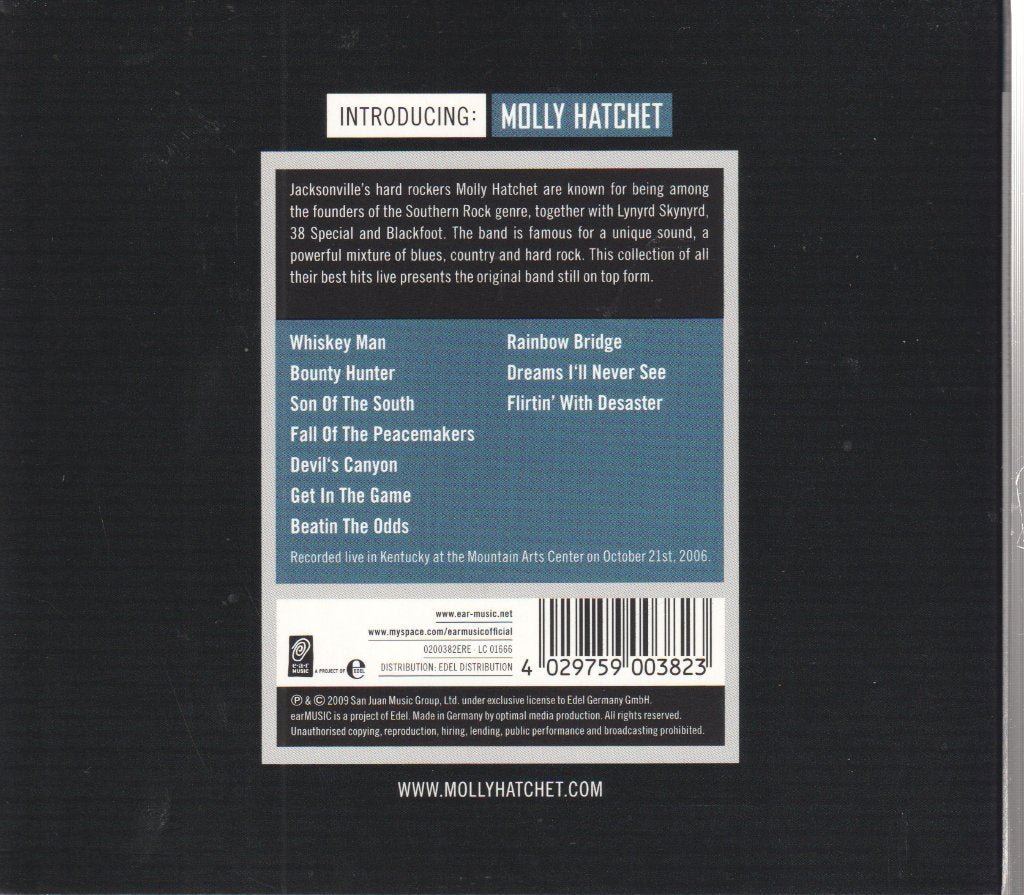 Molly Hatchet - Introducing: Molly Hatchet - Cd