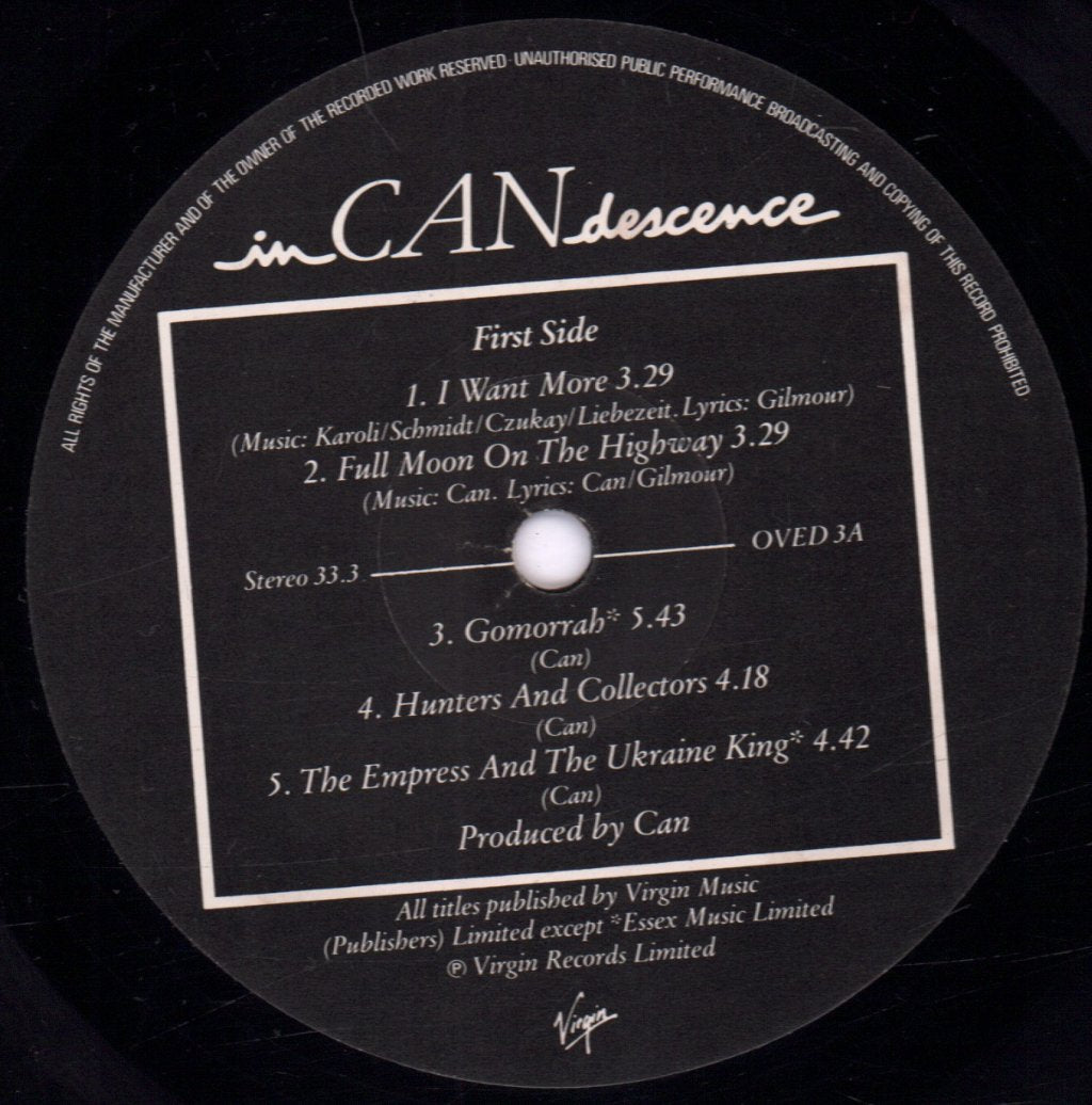 Can - Incandesense - Lp