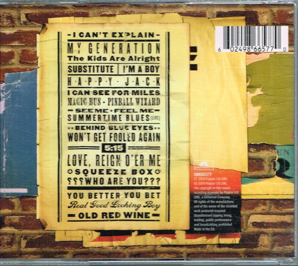 Who - Then And Now - Cd