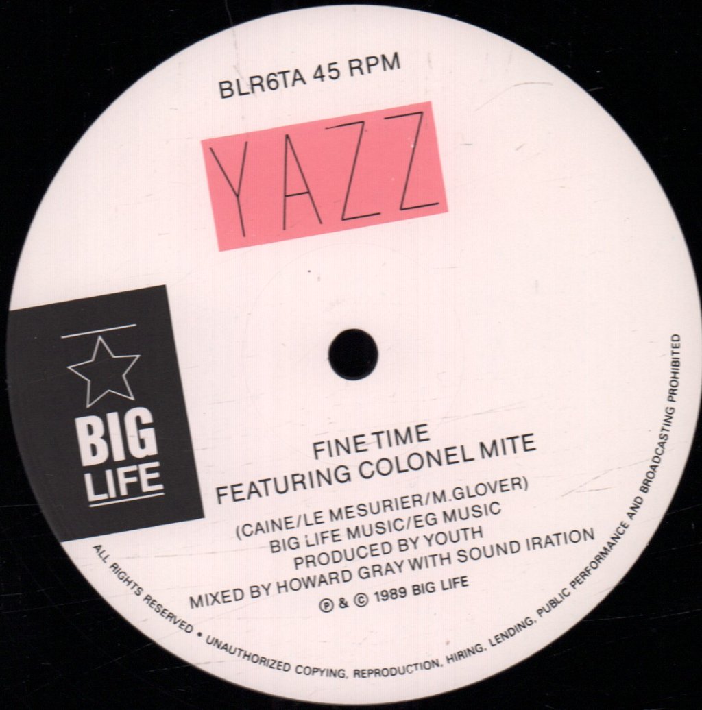 Yazz - Fine Time - 12 Inch