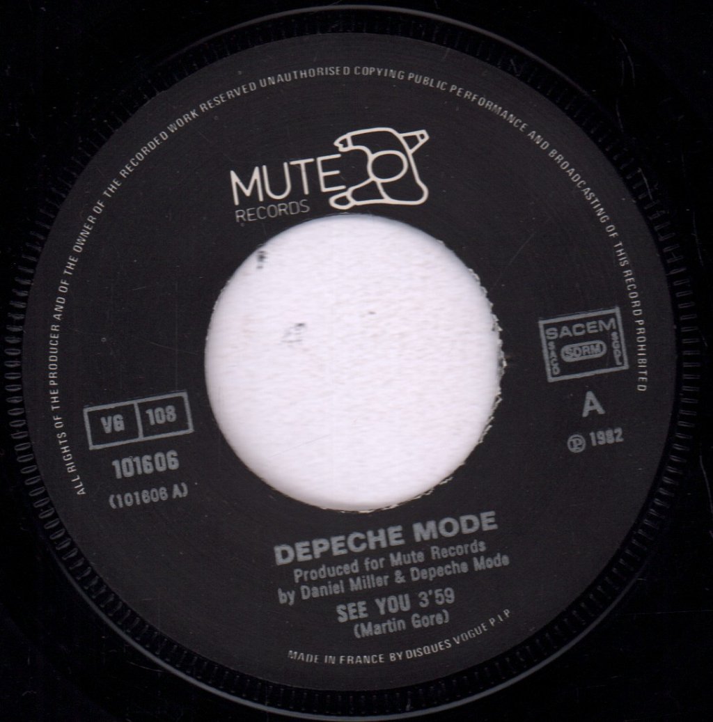 Depeche Mode - See You - 7 Inch