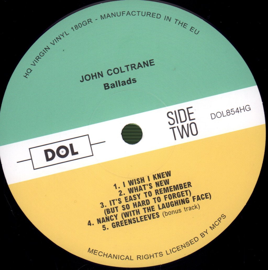 John Coltrane Quartet - Ballads - Lp