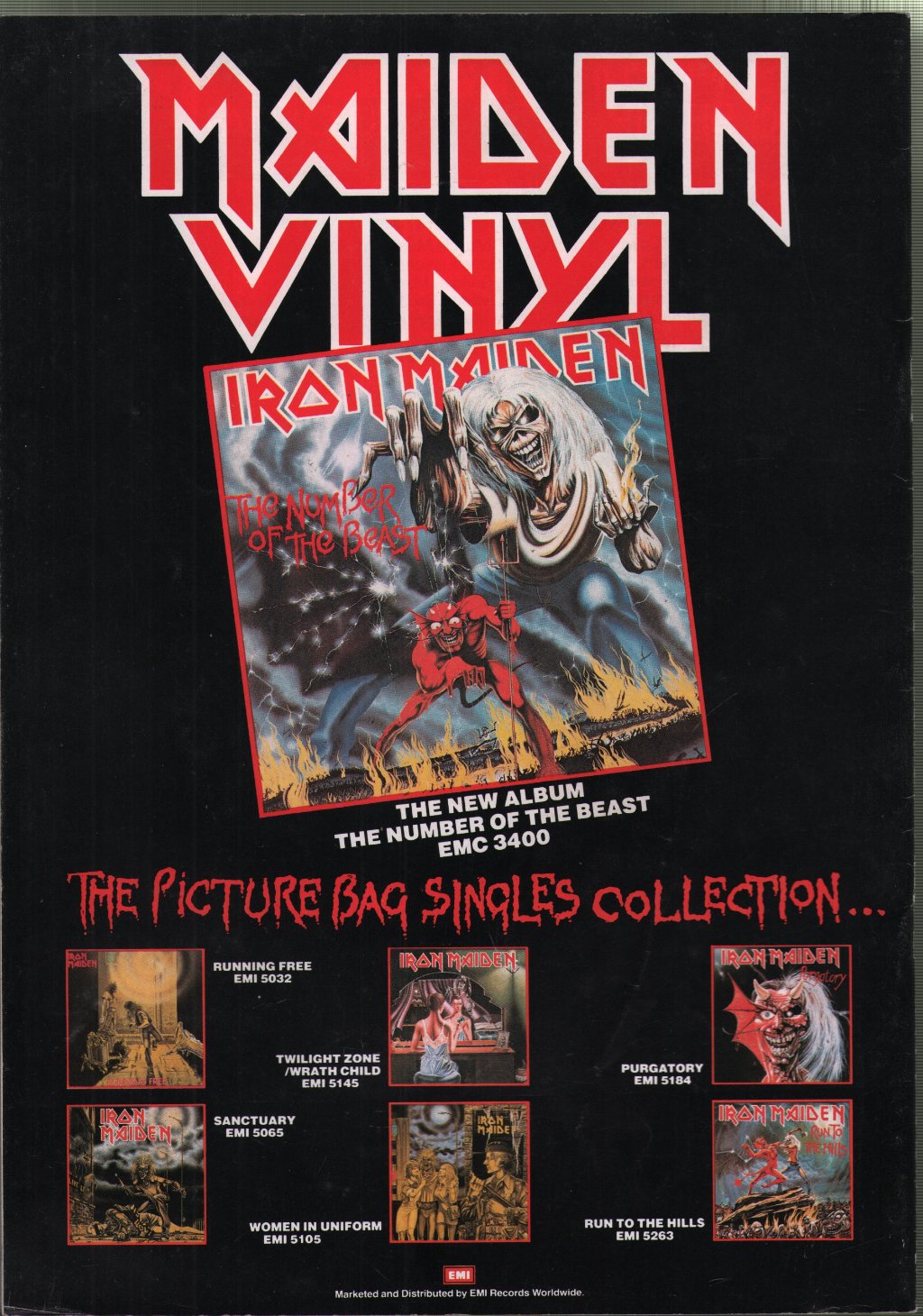 Iron Maiden - Beast On The Road - Tour Programme