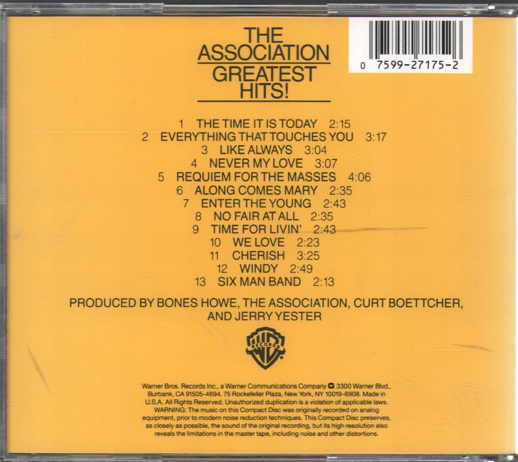 Association - Greatest Hits! - Cd