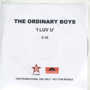 Ordinary Boys - I Luv U - Cdr