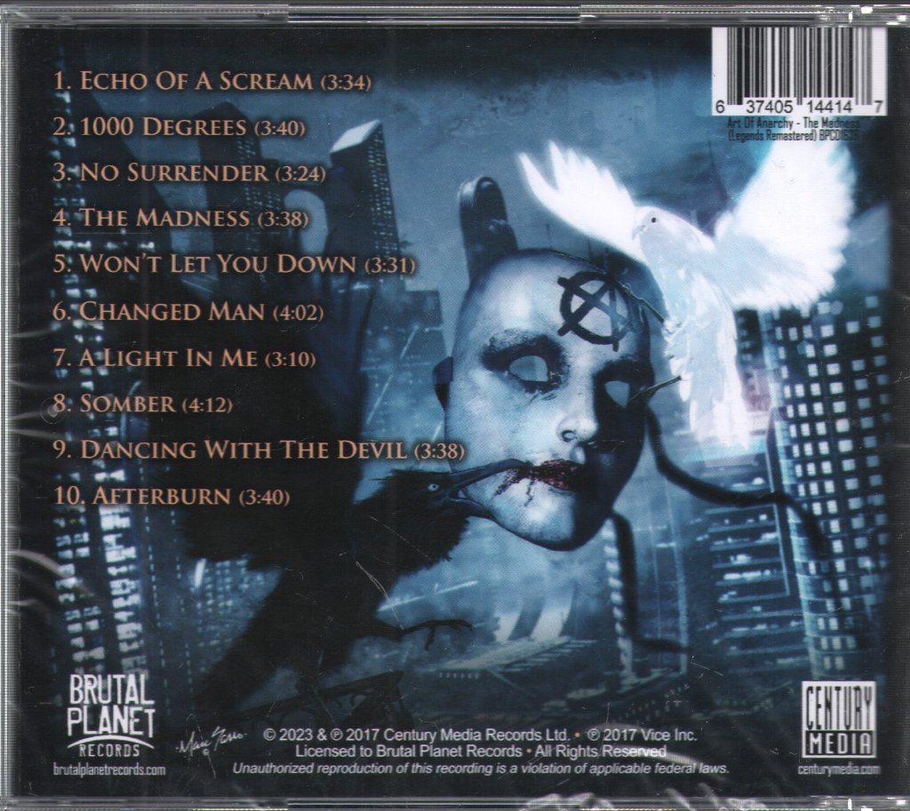 Art Of Anarchy - Madness - Cd