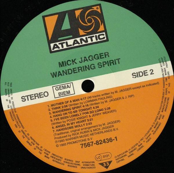 Mick Jagger - Wandering Spirit - Lp