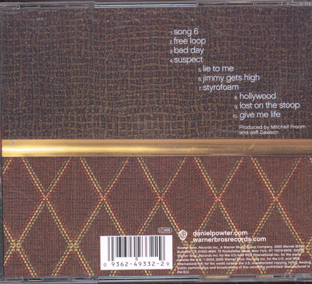Daniel Powter - Dp - Cd