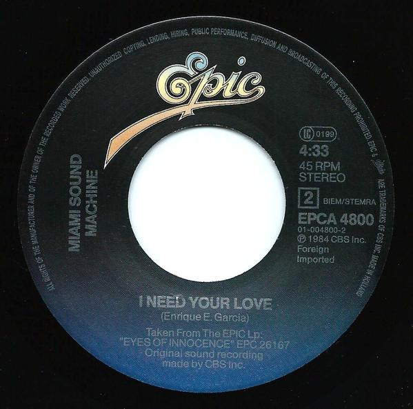 Miami Sound Machine - Prisoner Of Love - 7 Inch