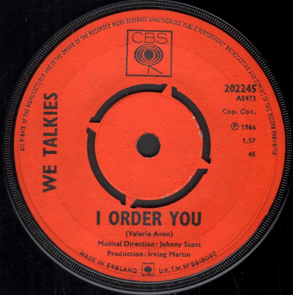 We Talkies - I Wanna Walk In Your Sun - 7 Inch
