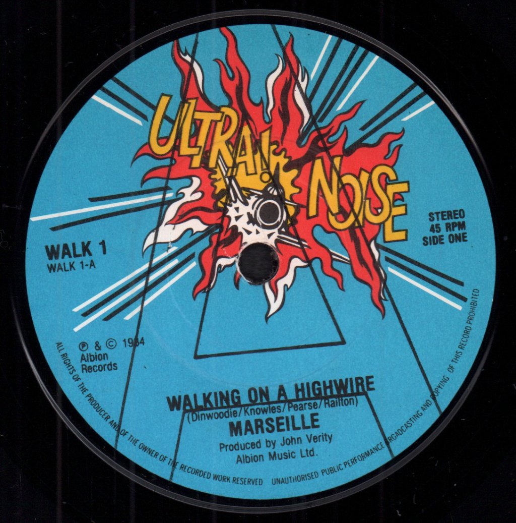 Marseille - Walking On A High Wire - 7 Inch