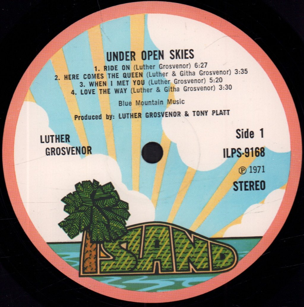 Luther Grosvenor - Under Open Skies - Lp