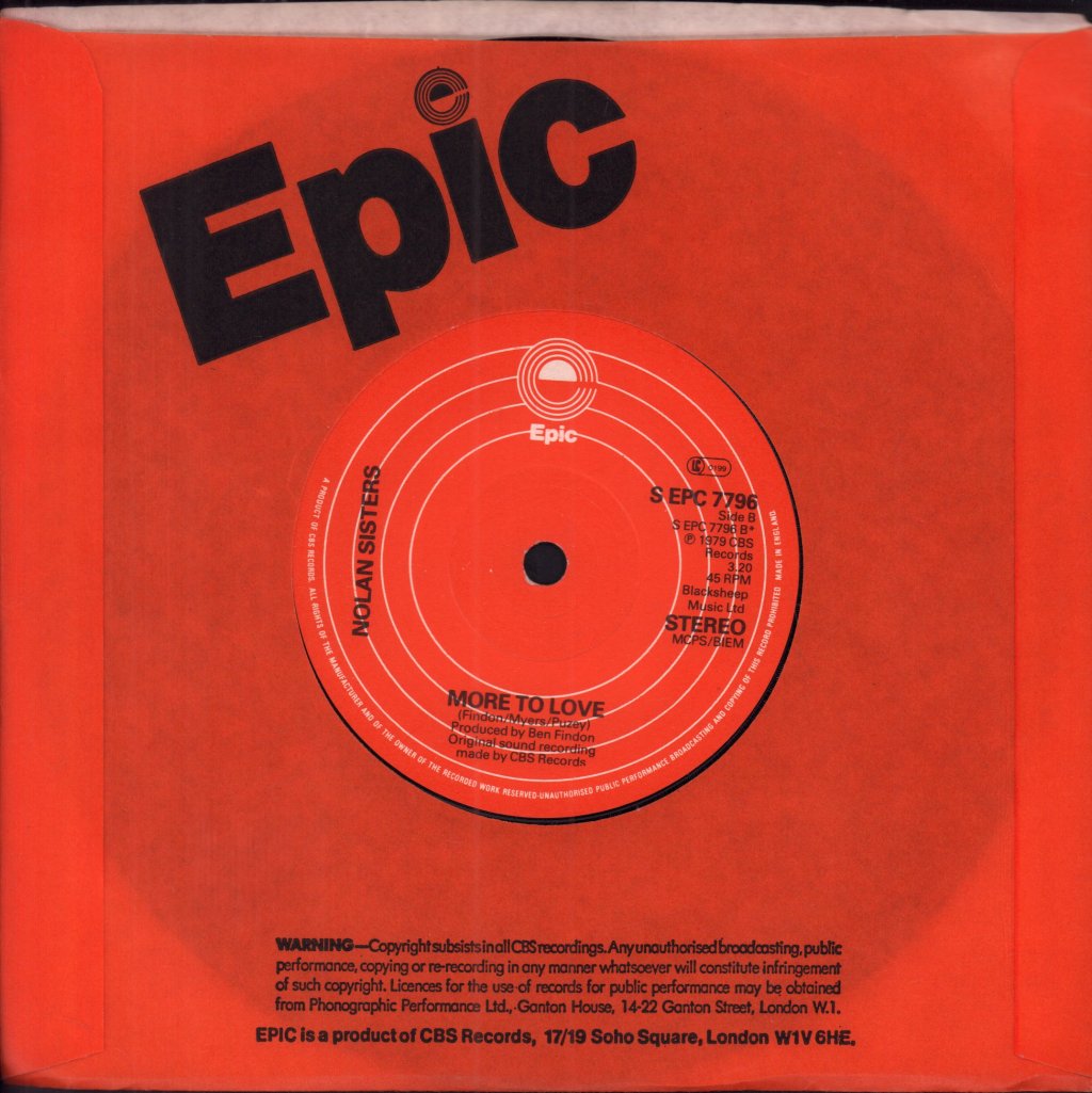 Nolan Sisters - Spirit Body And Soul - 7 Inch