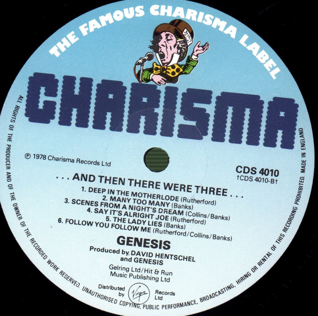 Genesis - And Then There Were Three - Lp