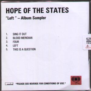 Hope Of The States - Left - Cdr