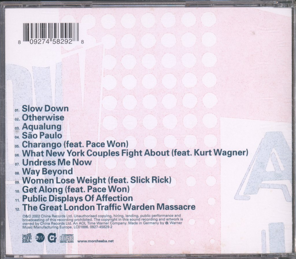 Morcheeba - Charango - Cd