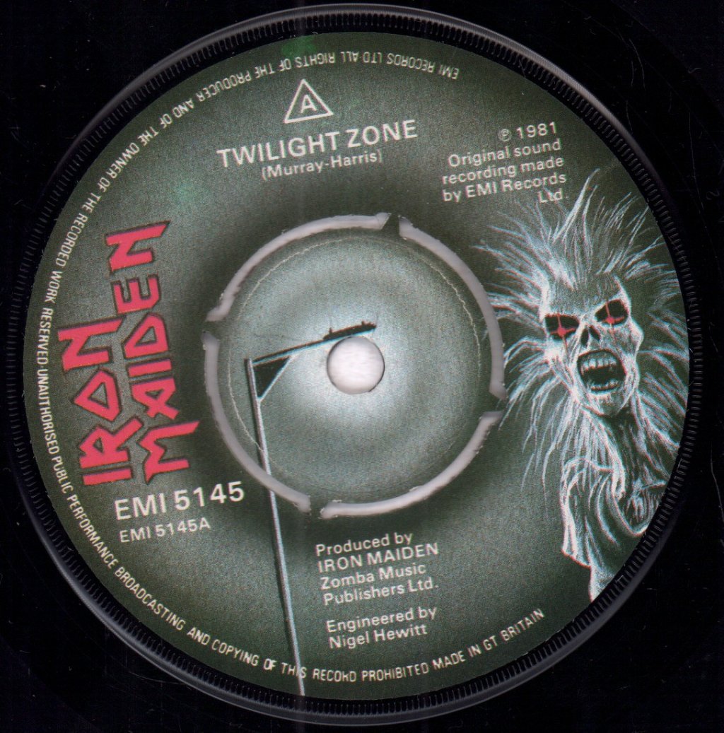 Iron Maiden - Twilight Zone - 7 Inch