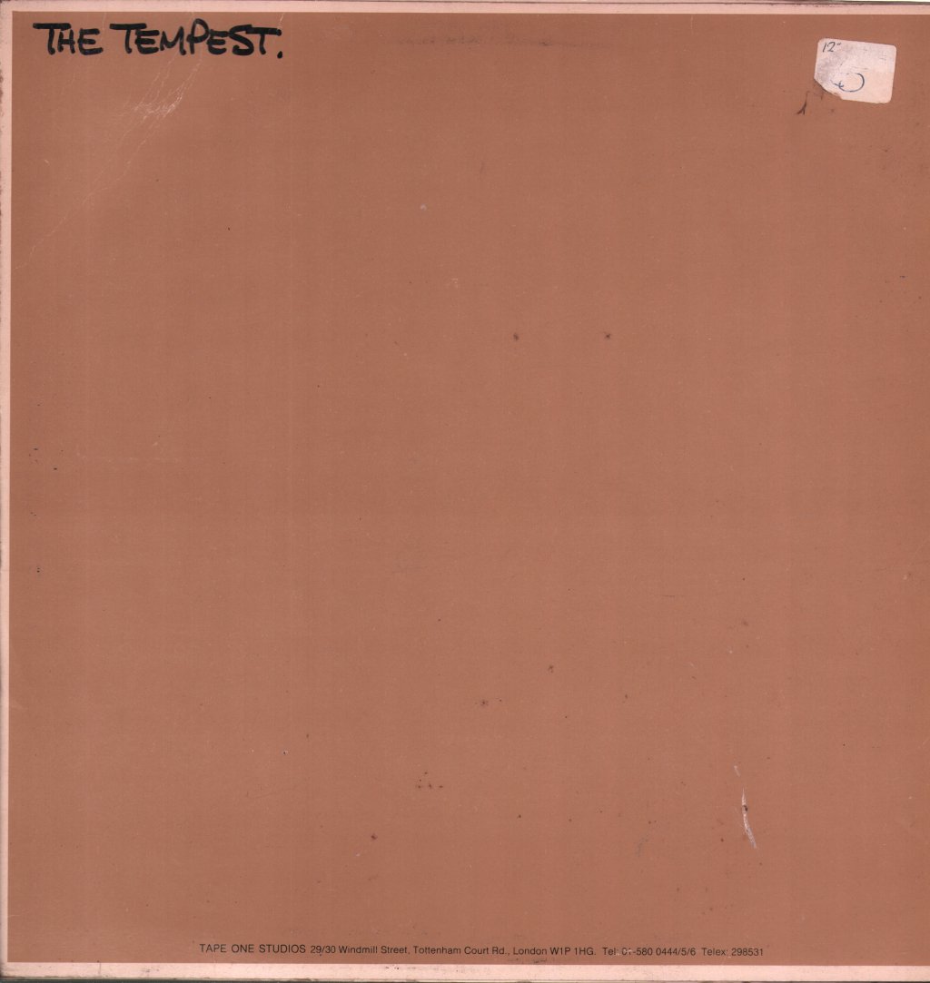 Tempest (80'S Pop/Wave Group) - Montezuma - 12 Inch