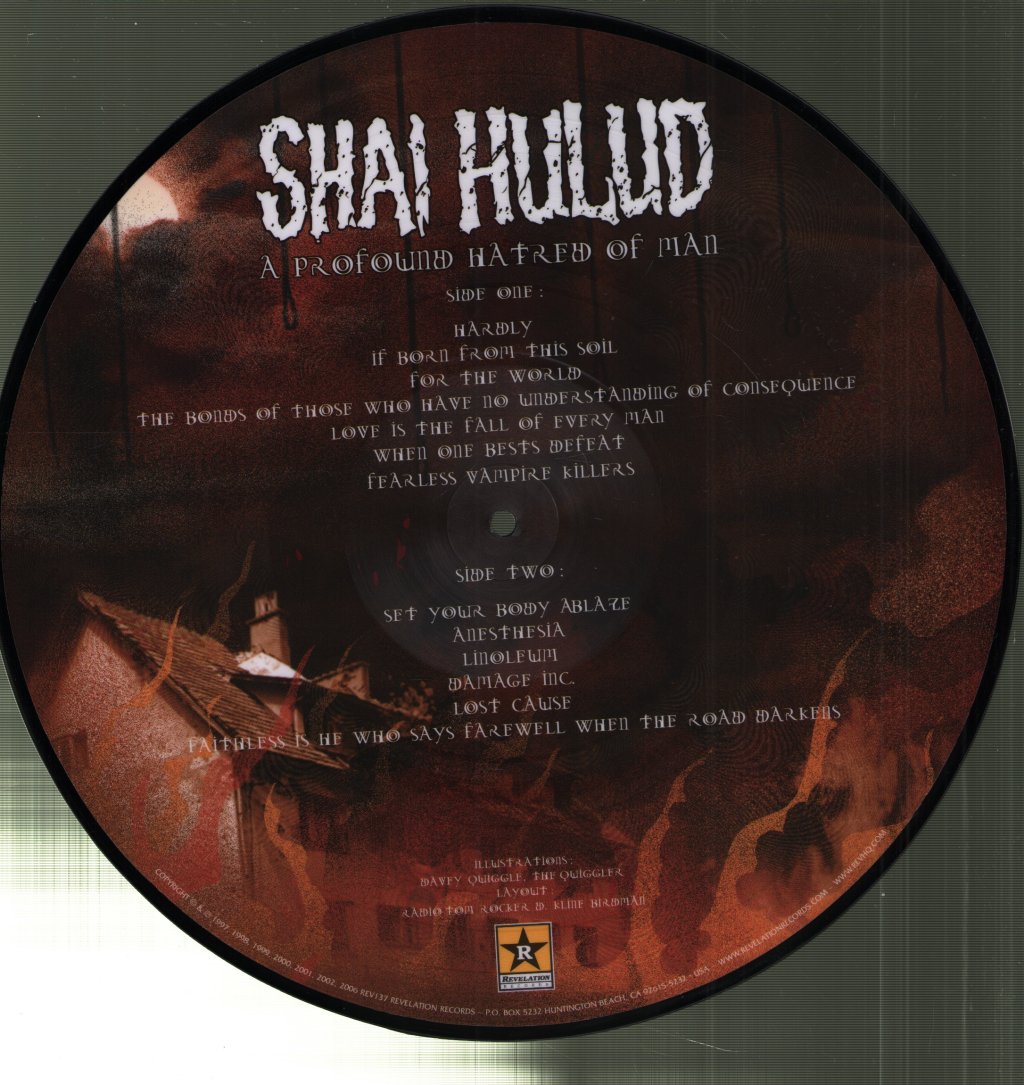 Shai Hulud - A Profound Hatred Of Man - Lp
