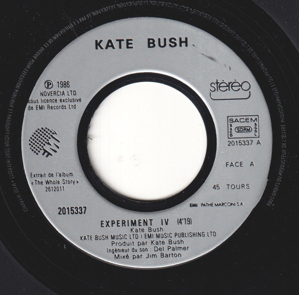 Kate Bush - Experiment Iv - 7 Inch