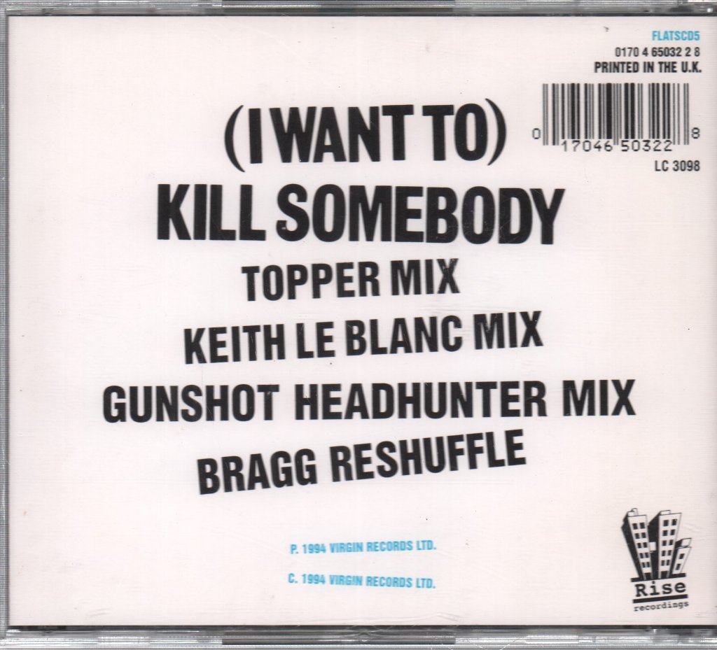 Smash - I Want To Kill Somebody - Cd