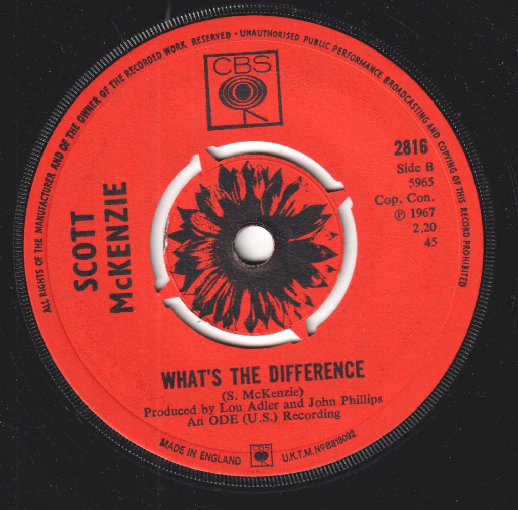 Scott McKenzie - San Francisco - 7 Inch