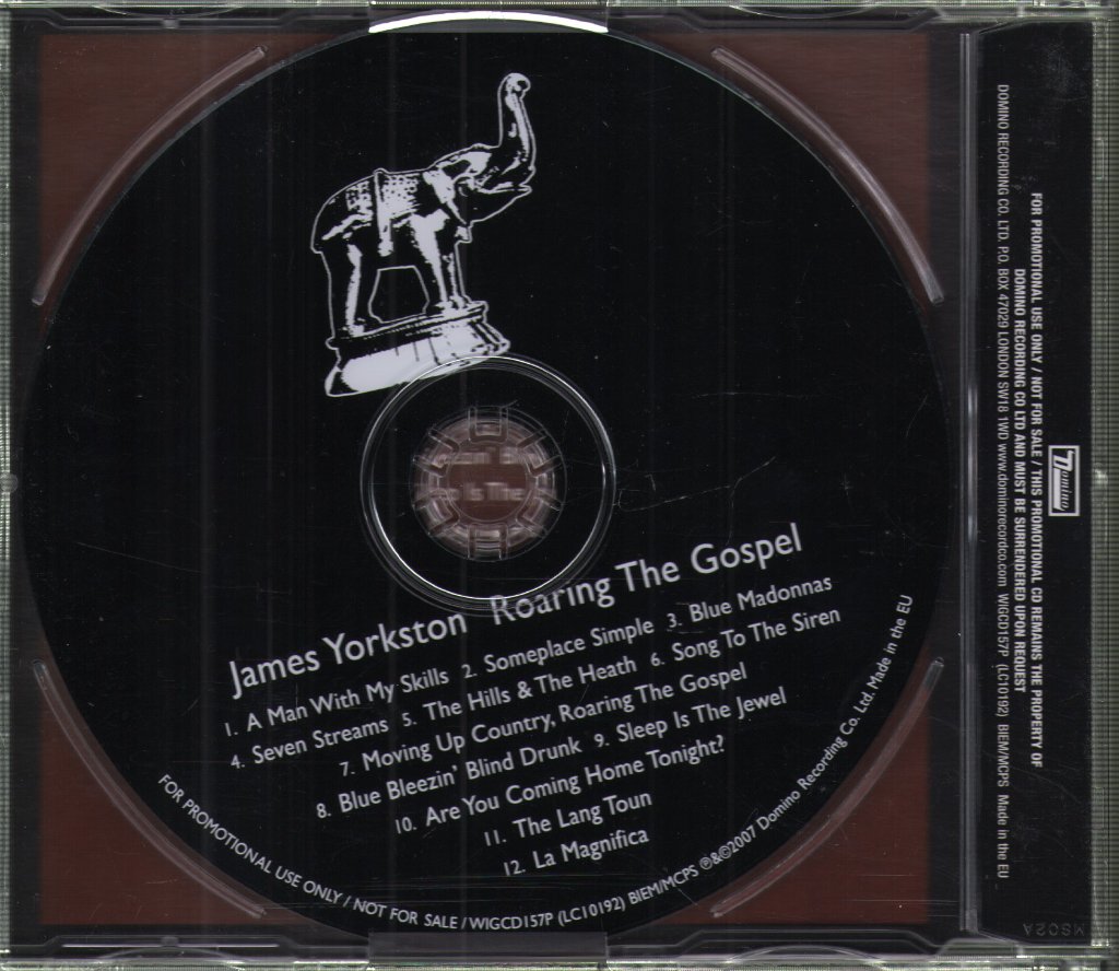 James Yorkston - Roaring The Gospel - Cd