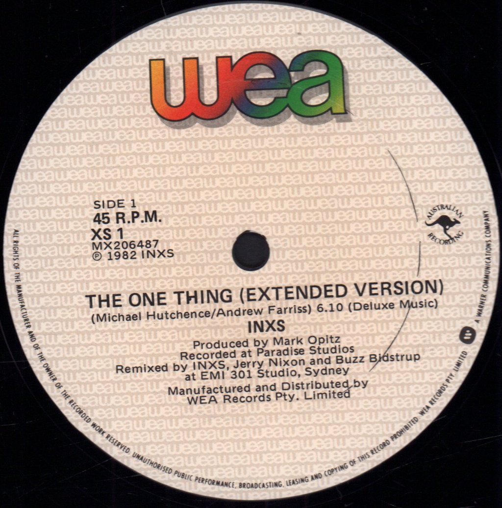 INXS - One Thing - 12 Inch