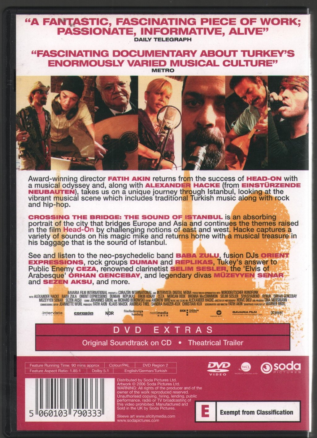 Crossing The Bridge - Sound Of Istanbul - Dvd