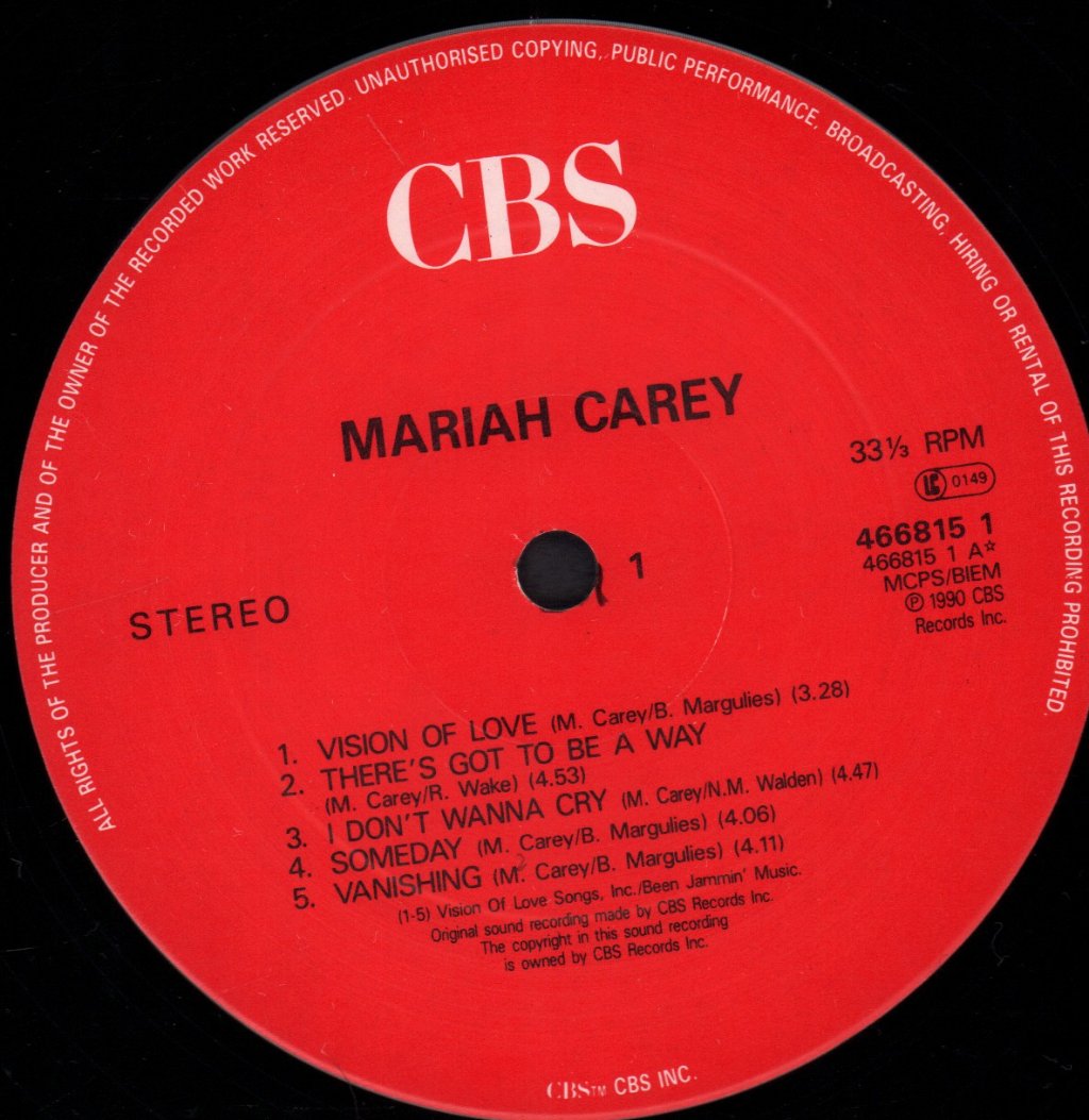 Mariah Carey - Mariah Carey - Lp