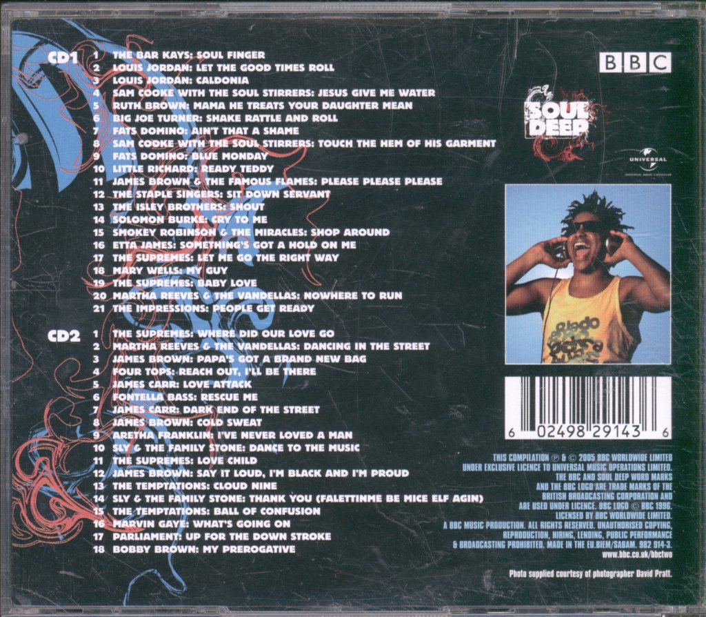 Various Artists - Soul Deep (The Story Of Black Popular Music) - Double Cd