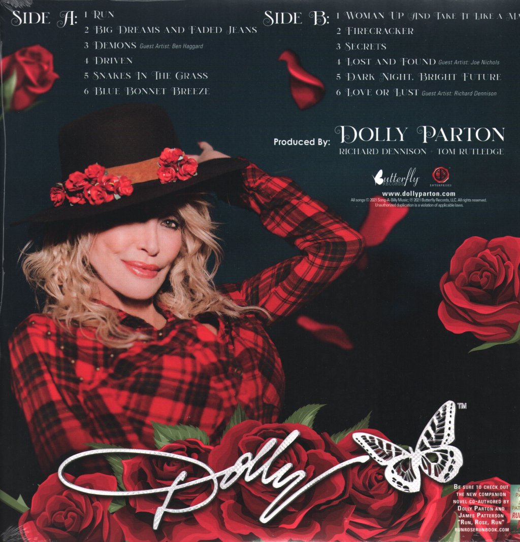 Dolly Parton - Run, Rose, Run - Lp