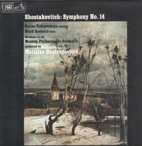 Mstislav Rostropovich / Galina Vishnevskaya / Moscow Po - Shostakovitch - Symphony No 14 - Lp