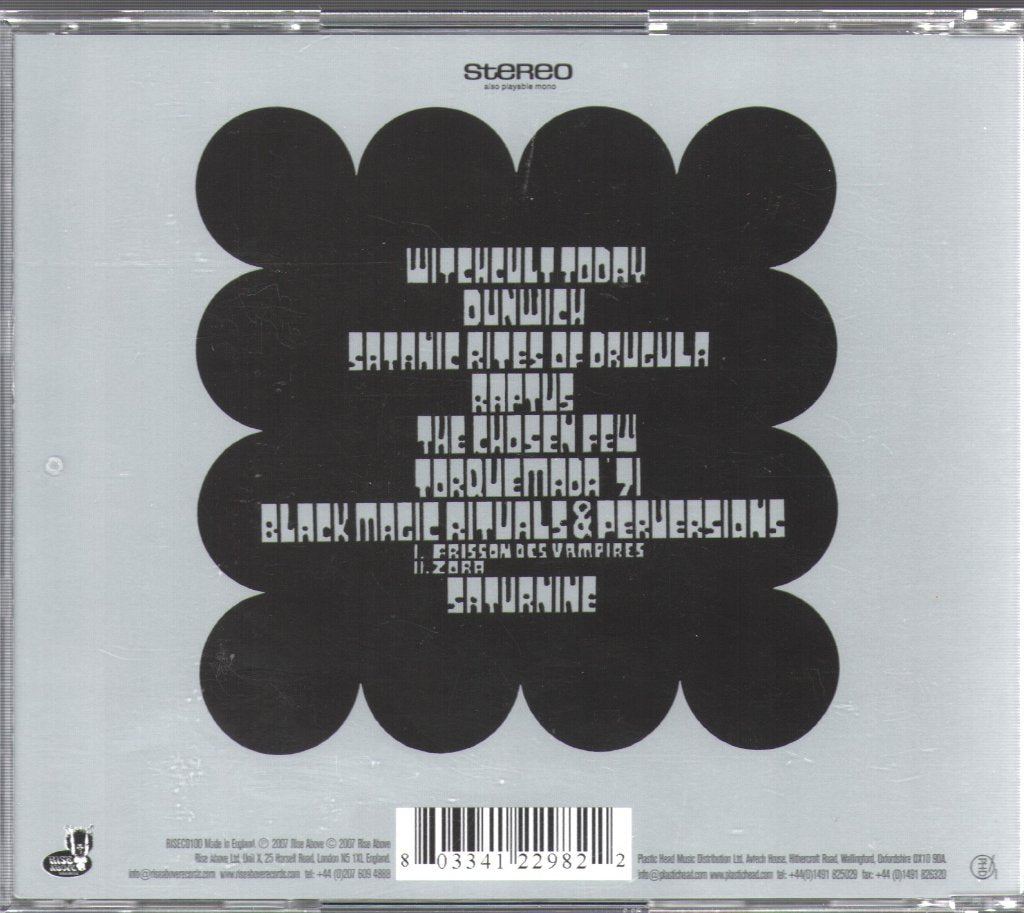 Electric Wizard - Witchcult Today - Cd