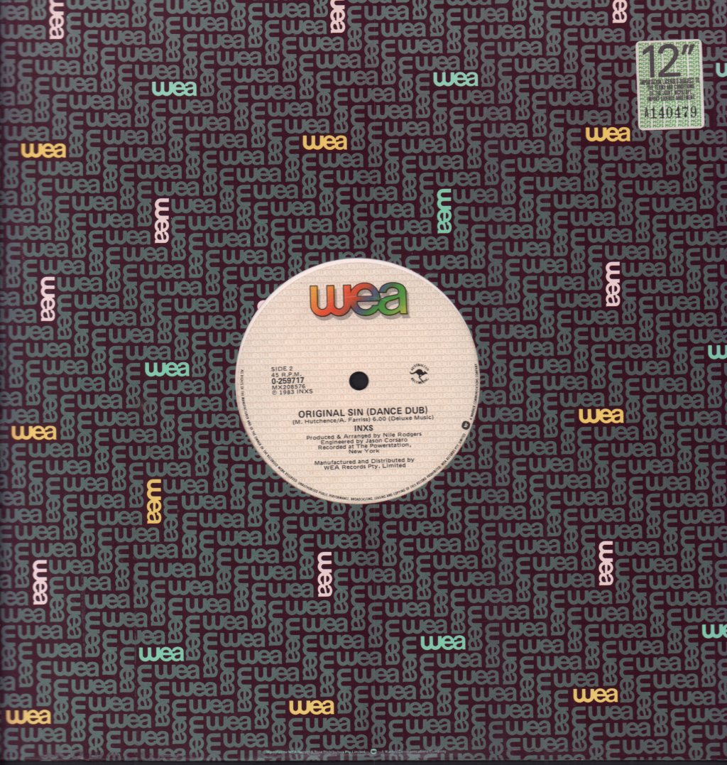 INXS - Original Sin - 12 Inch