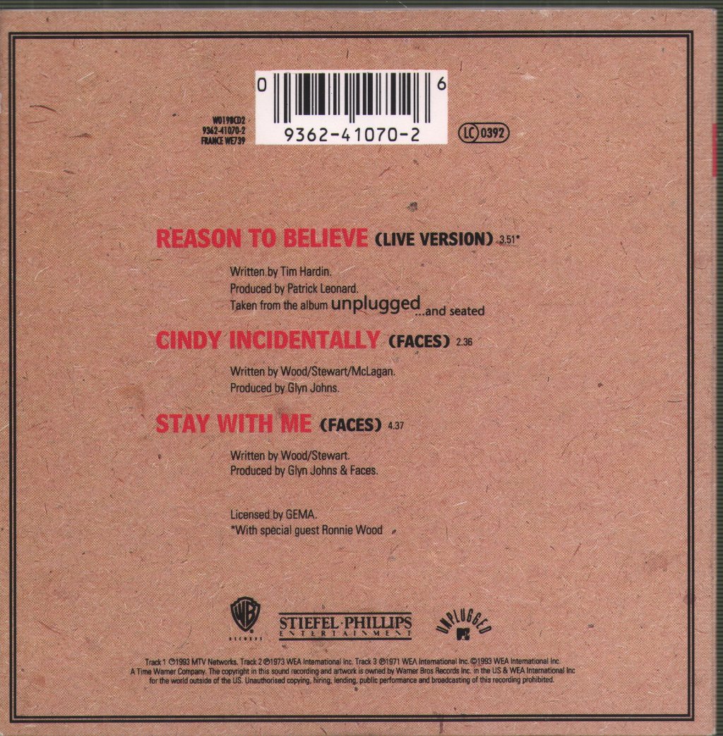 Rod Stewart - Reason To Believe - Cd