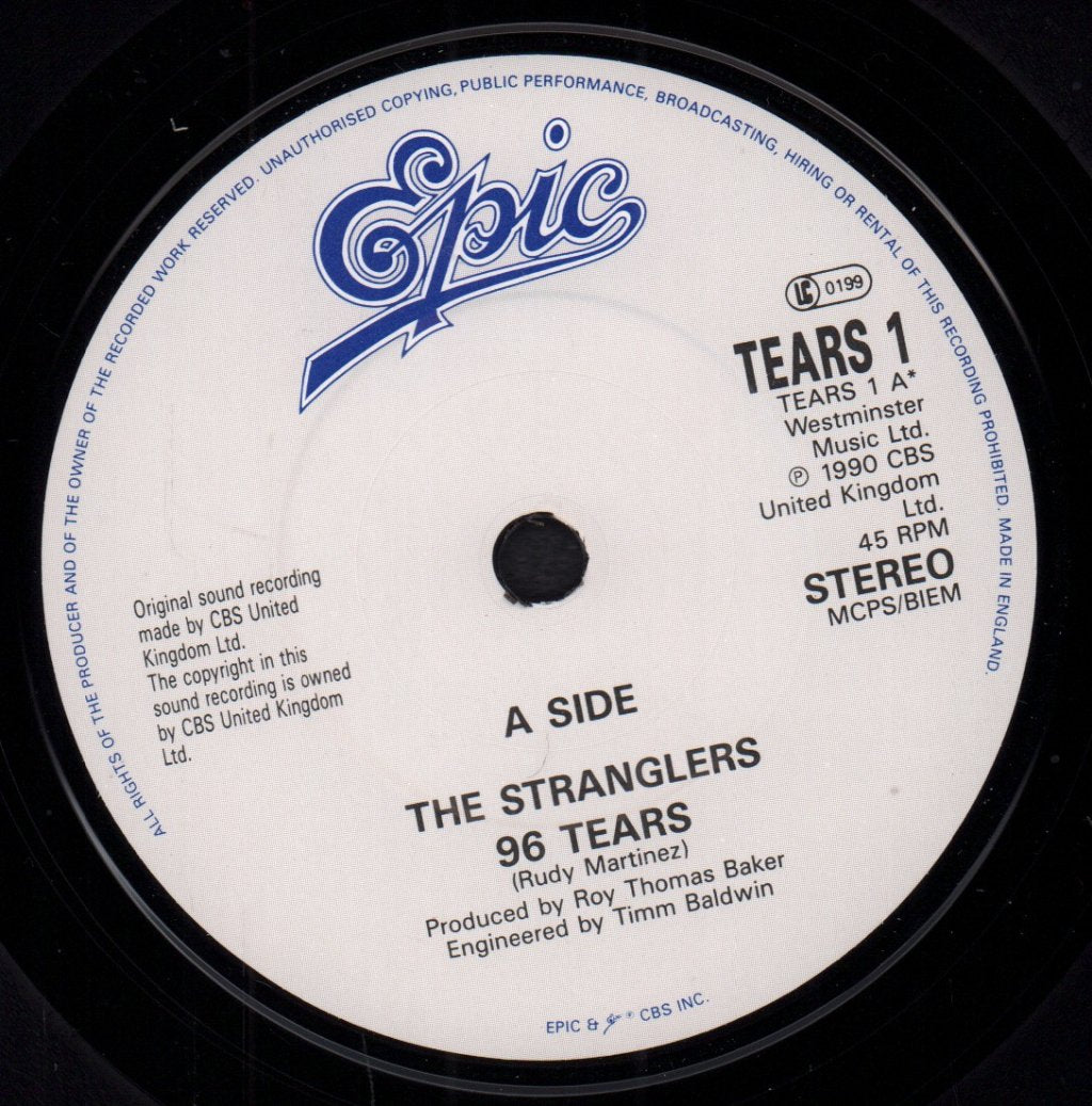 Stranglers - 96 Tears - 7 Inch