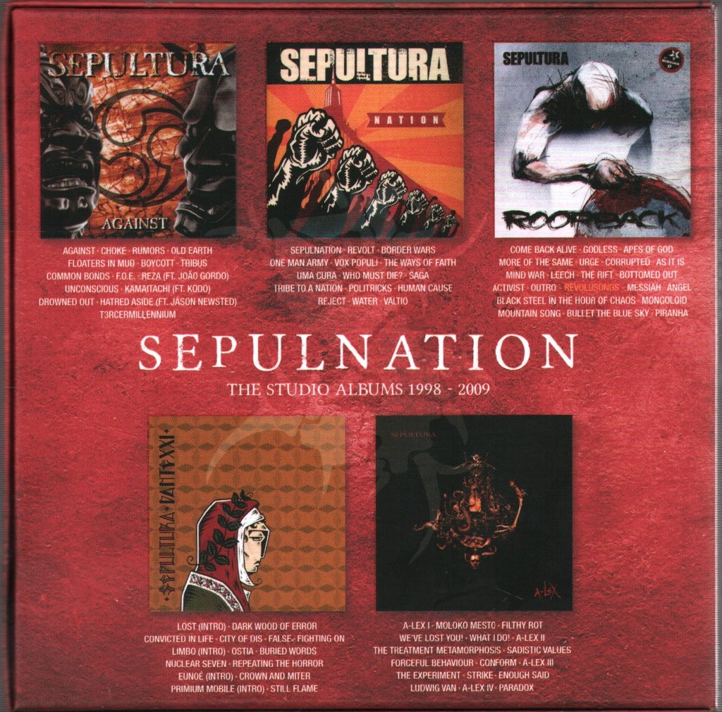 Sepultura - Sepulnation (The Studio Albums 1998-2009) - Cd Set